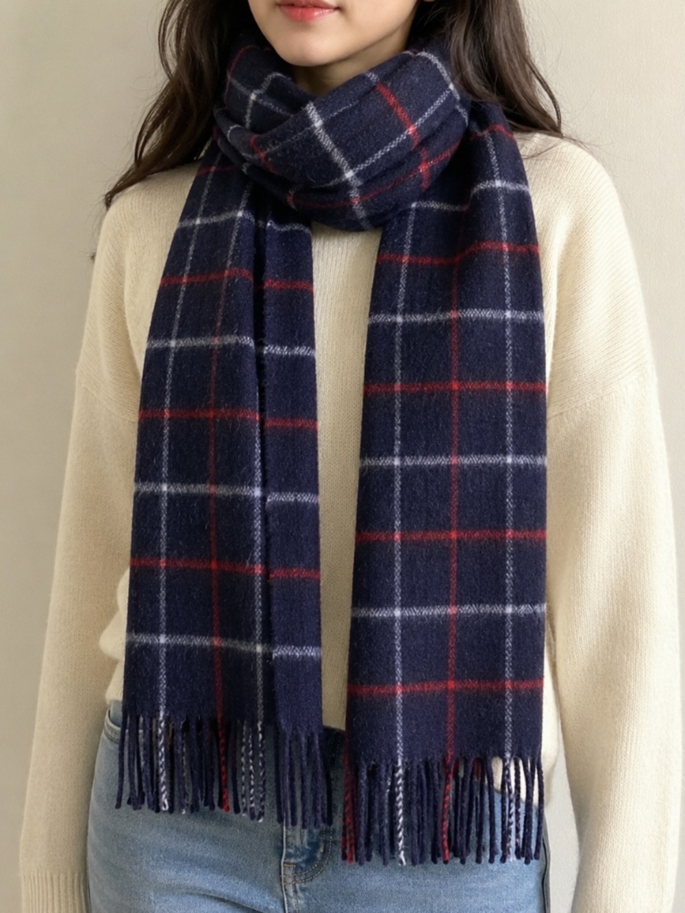 Authentic Vintage Burberry cashmere scarf